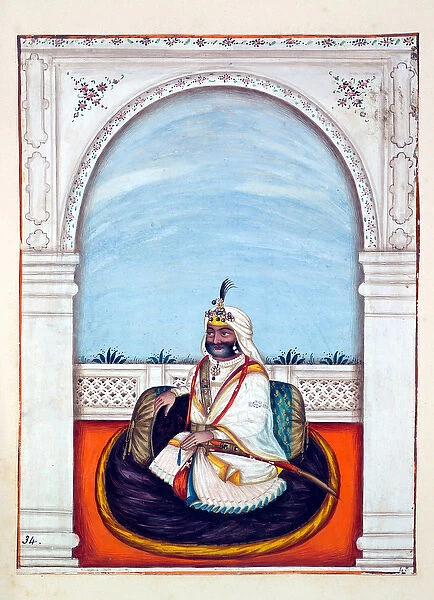 Sirdar Lehna Singh (Majithia), from The Kingdom of the Punjab, its Rulers and Chiefs