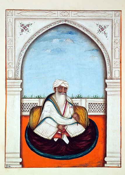 Sirdar Sham Singh, from The Kingdom of the Punjab, its Rulers and Chiefs