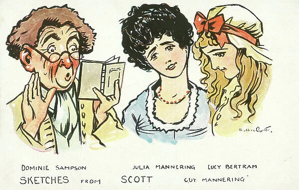 Sketches from Scott (colour litho)