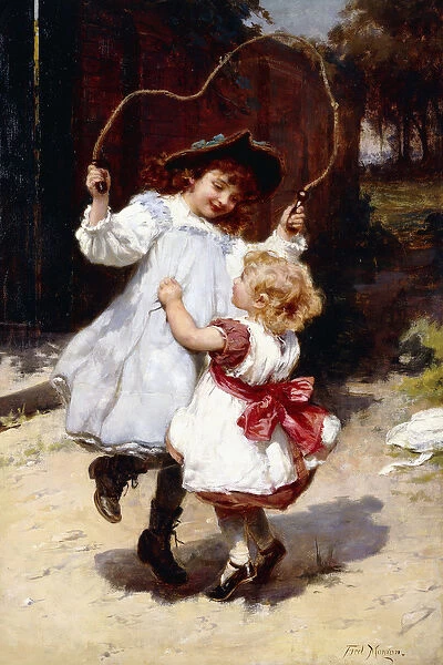 Skipping, c. 1896 (oil on canvas)