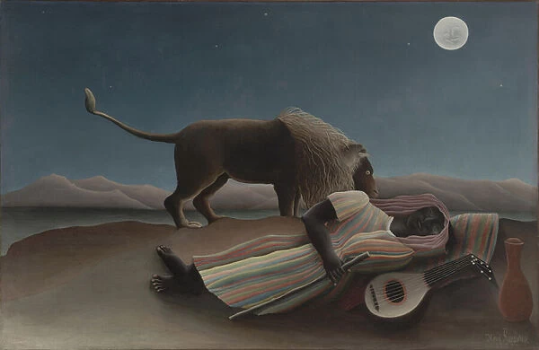 The Sleeping Gypsy, 1897 (oil on canvas)
