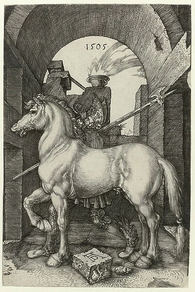 The small horse, 1505 (engraving)