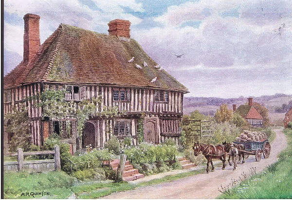 Small Hythe, Nr Tenterden, Kent, from The Cottages and the Village Life of Rural England