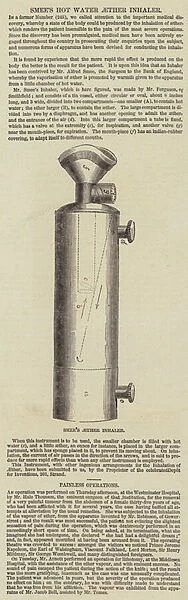 Smees Hot Water Aether Inhaler (engraving)