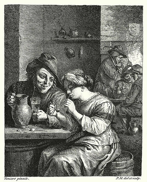 The Smoking Woman (engraving)