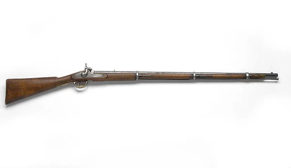Smoothbore. 656in musket, Pattern 1858, lock dated 1856 (metal)