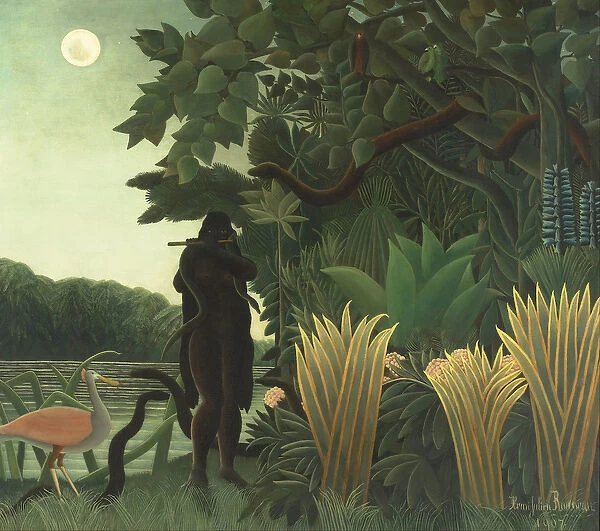 The Snake Charmer, 1907 (La Charmeuse de serpents) (oil on canvas)