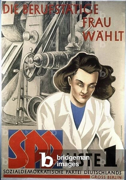 Social Democratic Party, 1930 (poster)