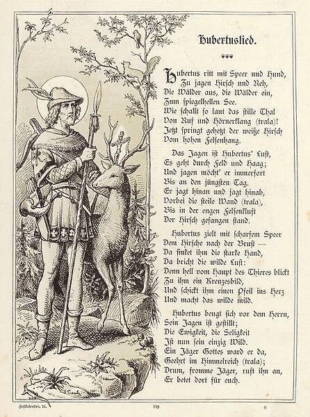 Song of St Hubert (engraving)