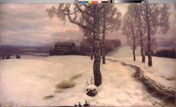 Un souffle de printemps (A Breath of Spring) - Peinture de Appolinari Mikhaylovich Vasnetsov (1856-1933), huile sur toile, 1901 - Art russe, debut 20e siecle - State Art Museum, Samara (Russie)