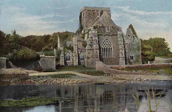 Southern Ireland: Holycross Abbey, County Tipperary (coloured photo)