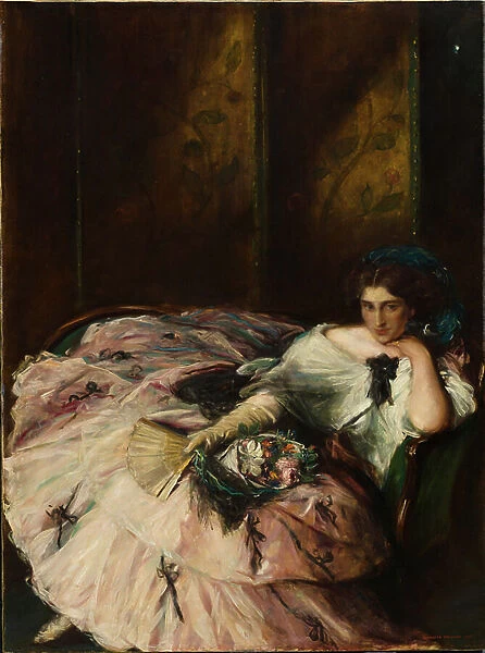 Souvenir of an 'International Ball' (Portrait of Miss Kathleen Bruce), 1907 (oil on canvas)