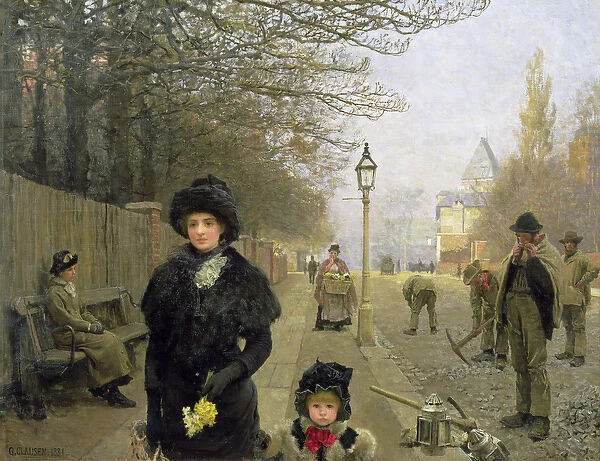 A Spring Morning, Haverstock Hill, 1881