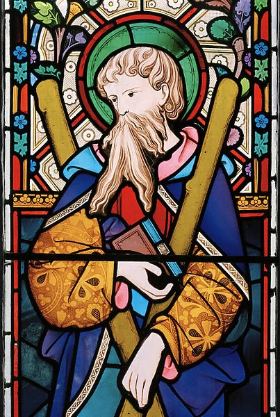 St Andrew, 1862 (stained glass)