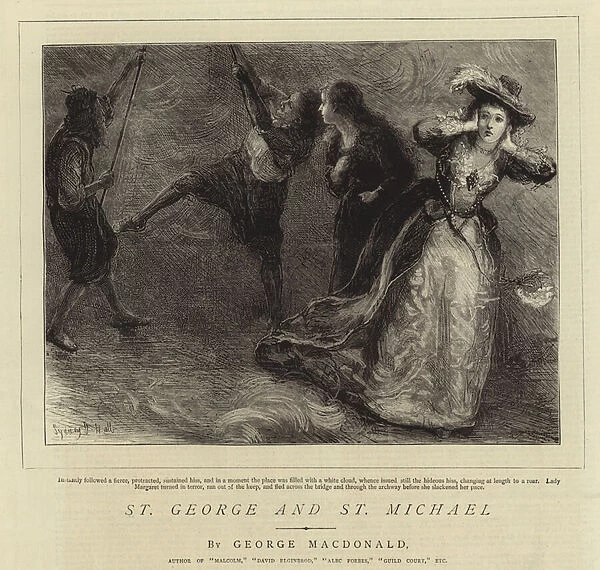 St George and St Michael (engraving)
