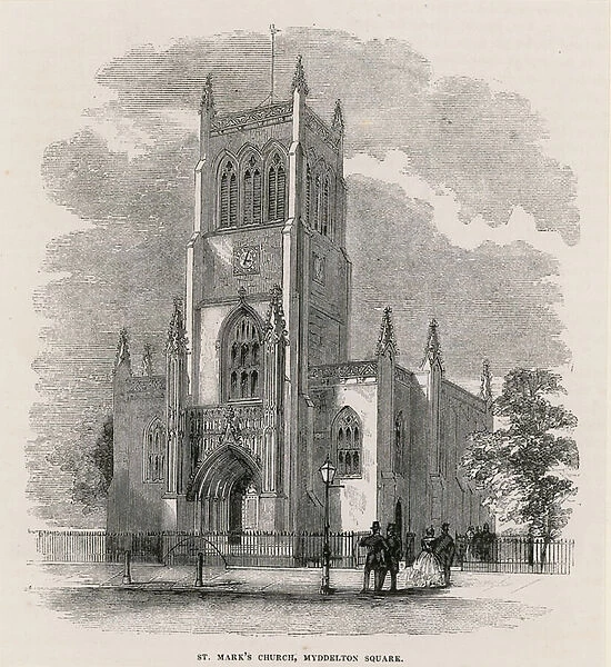 St Marks Church, Clerkenwell (engraving)