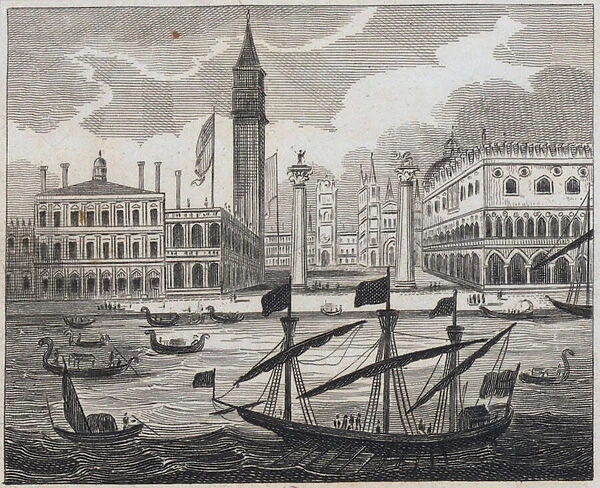 St Marks Square, Venice (engraving)