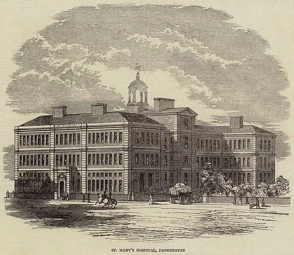 St Marys Hospital, Paddington (engraving)