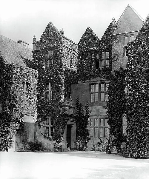 Stanton Court, from Country Houses of the Cotswolds (b / w photo)