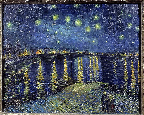 The starry night in Arles, 1888 (oil on canvas)