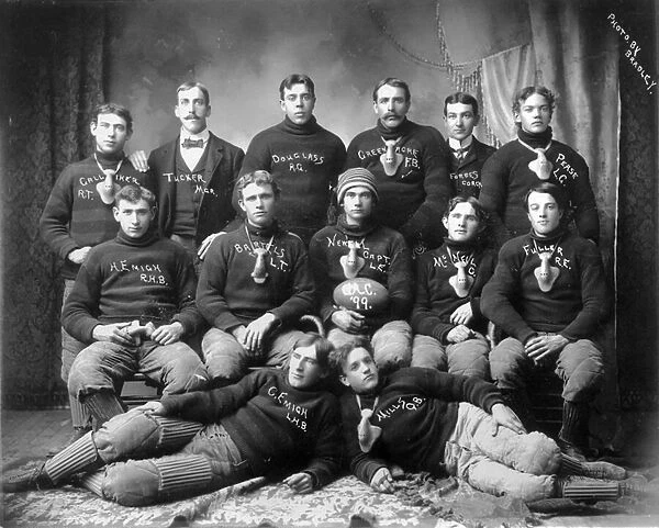 State Agricultural College football eleven, 1899 (b  /  w photo)