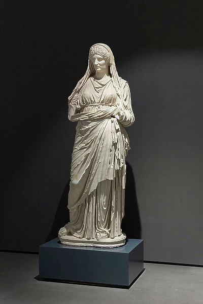 Statue of Lucilla, after 160 AD, from palazzo Sciarra (marble)