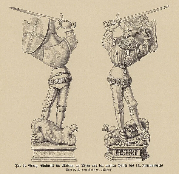 Statue of St George (engraving)