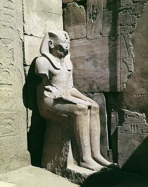 Statue of Tuthmosis III (c. 1490-39 BC) New Kingdom (granite)