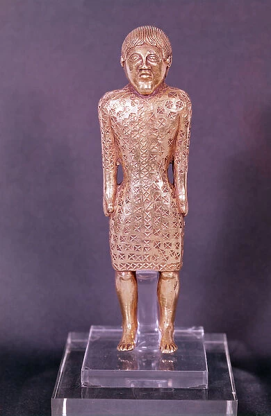 Statuette of a man, from Le Mans, 475-300 BC (gold)