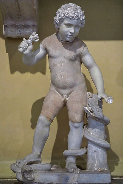 Statuette of young Child Heracles