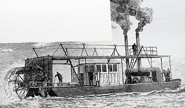 The steamer Le Stanley, 1850