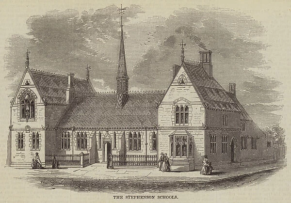 The Stephenson Schools (engraving)