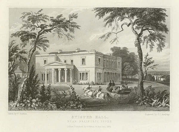 Stisted Hall, near Braintree, Essex (engraving)