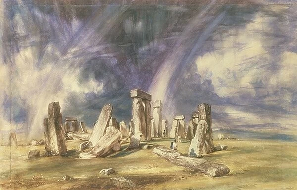 Stonehenge, 1835 (w  /  c on paper)