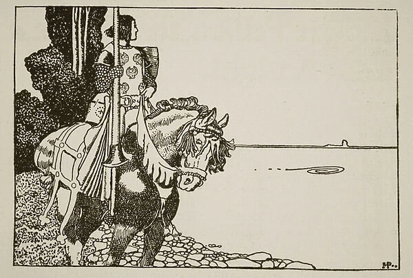 The Story of Sir Pellias, illustration from The Story of King Arthur