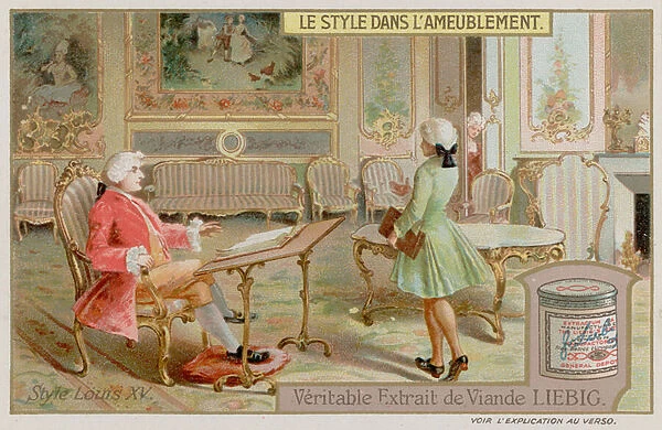 Style of King Louis XV (chromolitho)