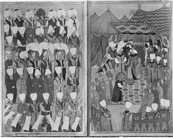 Sultan Ahmed III Distributing Money in front of the Kiosk of Baghdad during the Circumcision