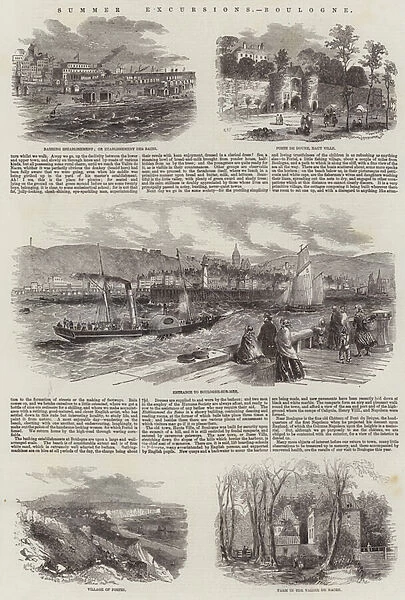 Summer Excursions, Boulogne (engraving)