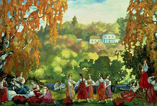 Summery Days in Early Autumn, 1916 (oil on canvas)