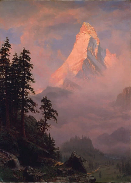 Sunrise on the Matterhorn, after 1875 (oil on canvas)