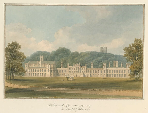Surrey - Claremont - Old House, 1824 (w  /  c on paper)