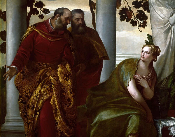 Suzanne and the old men, detail. 1570 (painting)