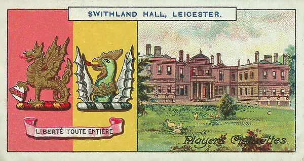 Swithland Hall, Leicester, Liberte Toute Entiere, The Earl Of Lanesborough (colour litho)
