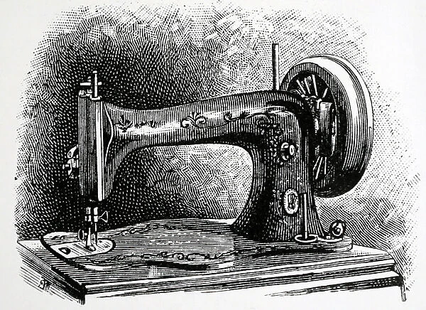 Table-top sewing machine, 1888