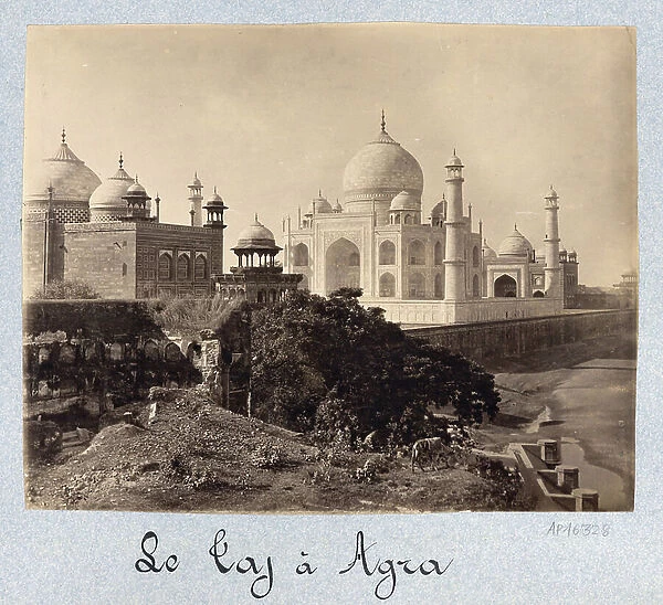 The Taj Mahal a Agra (India) - Photograph second half of the 19th century