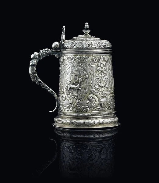 Tankard, c. 1600 (parcel-gilt silver)