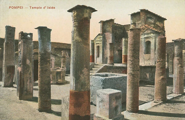 Temple of Isis, Pompeii (colour photo)
