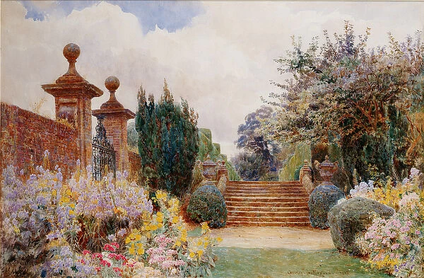 The Terrace Steps, Penshurst, 1903 (w  /  c on paper)