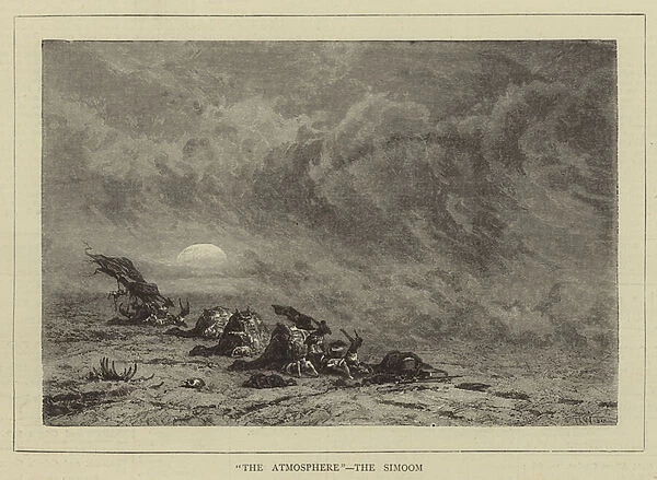 'The Atmosphere', the Simoom (engraving)