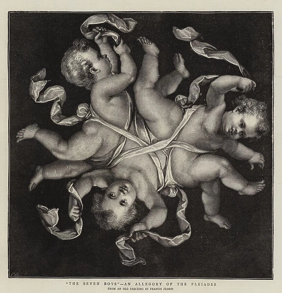 'The Seven Boys', an Allegory of the Pleiades (engraving)